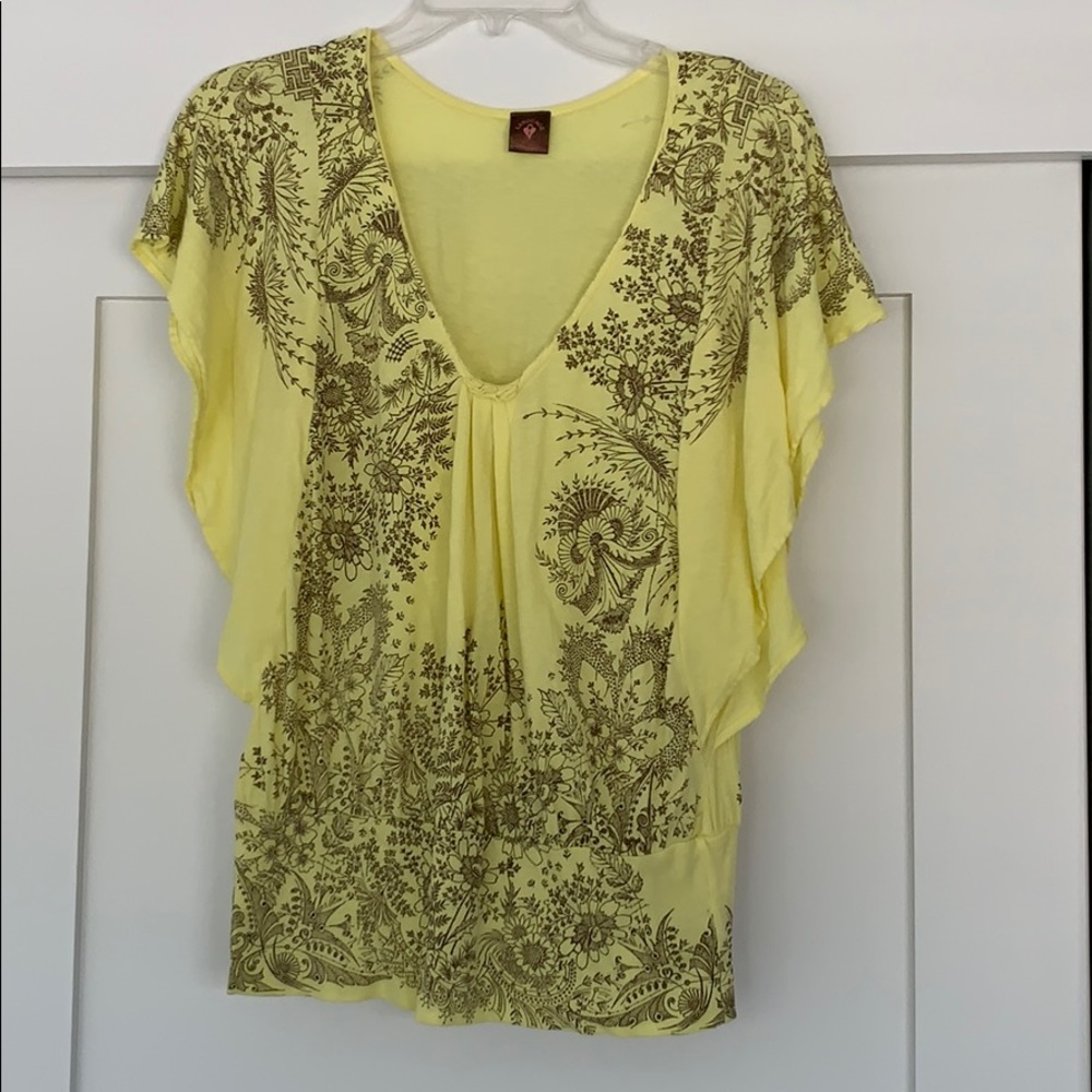 Language Yellow Top from Anthropologie